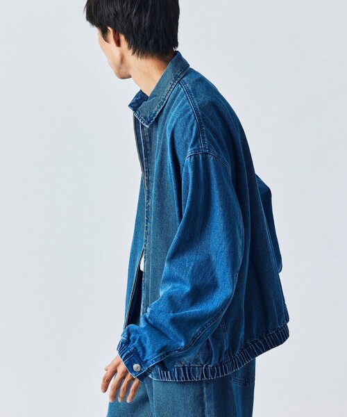 【セール】限定展開 Relax Fit ジップアップ デニムジャケット/ブルゾン（デニムジャケット）｜FREAK'S STORE（フリークスストア）
