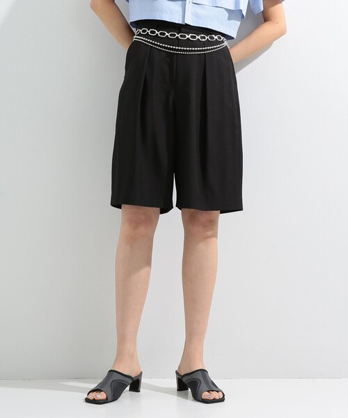 【セール】Ray BEAMS / 1タック ハーフパンツ（その他パンツ）｜Ray BEAMS（レイビームス）
