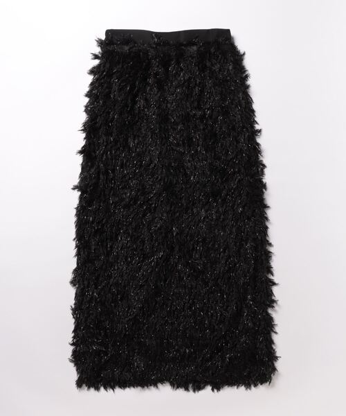 STYLEBLOCK（スタイルブロック）の「フリンジジャガードタイトスカート（スカート・レディース・ブルー系その他/アイボリー/ブラック/グレー・M）」の3枚目の写真