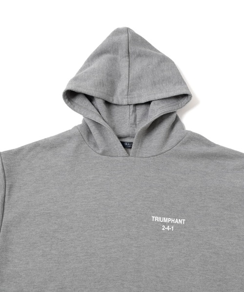 GLAZOS（グラソス）の「【プチプラ】TC裏毛・バックロゴパーカー【セットアップ対応】（その他トップス・キッズ・グレー/ライトブルー/ブラック/ベージュ・140cm/150cm/160cm/170cm）」の9枚目の写真