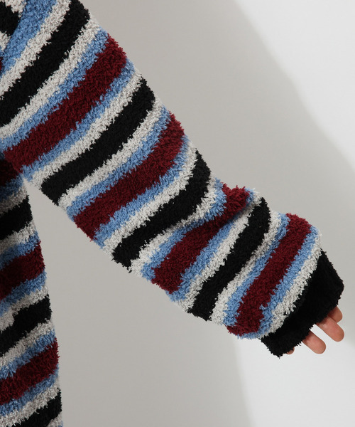 BACK TO THE FIELD（バック トゥー ザ フィールド）の「【MLB】ワッペン刺繍ロゴブークレニットワンピース（ワンピース・レディース・ブラック/グレー/マルチ・FREE）」の16枚目の写真