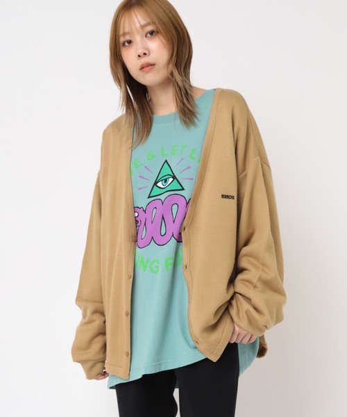 RNA（アールエヌエー）の「M2136 天竺裏毛カーディガン（カーディガン/ボレロ・レディース・ラベンダー/レッド/ベージュ・MEDIUM）」の12枚目の写真