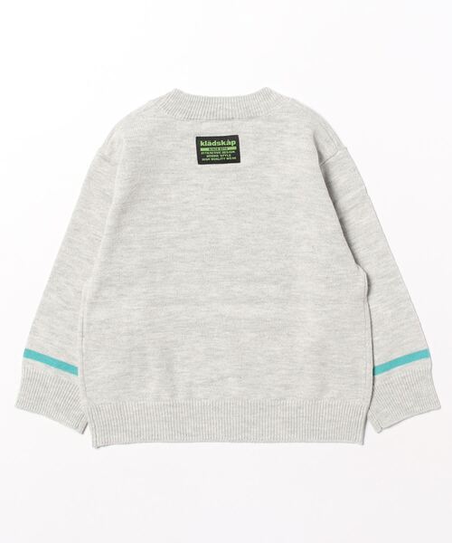 kladskap（クレードスコープ）の「オフロードーカーニットプルオーバー（ニット/セーター・キッズ・ブルー/トップグレー・120cm/110cm/90cm/100cm）」の13枚目の写真