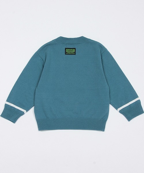 kladskap（クレードスコープ）の「オフロードーカーニットプルオーバー（ニット/セーター・キッズ・ブルー/トップグレー・120cm/110cm/90cm/100cm）」の17枚目の写真