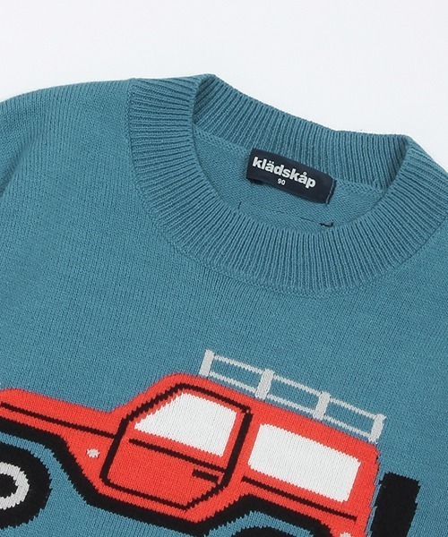kladskap（クレードスコープ）の「オフロードーカーニットプルオーバー（ニット/セーター・キッズ・ブルー/トップグレー・120cm/110cm/90cm/100cm）」の18枚目の写真