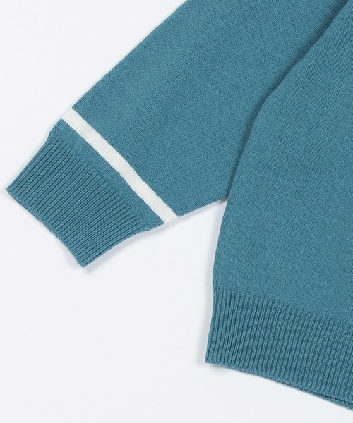 kladskap（クレードスコープ）の「オフロードーカーニットプルオーバー（ニット/セーター・キッズ・ブルー/トップグレー・120cm/110cm/90cm/100cm）」の20枚目の写真