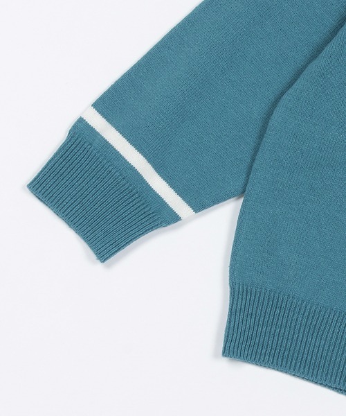 kladskap（クレードスコープ）の「オフロードーカーニットプルオーバー（ニット/セーター・キッズ・ブルー/トップグレー・120cm/110cm/90cm/100cm）」の8枚目の写真