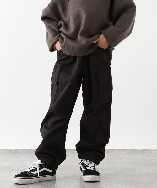 GLOBAL WORK(グローバルワーク)の「起毛カーゴジョグパンツ/キッズ/95-165cm展開/984970(カーゴパンツ・キッズ・ブラック/カーキ・130cm/140cm/110cm/150cm/160cm/100cm/120cm)」の20枚目の写真