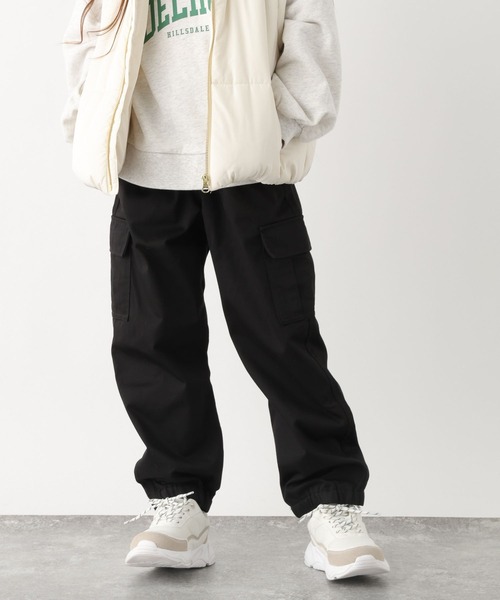 GLOBAL WORK(グローバルワーク)の「起毛カーゴジョグパンツ/キッズ/95-165cm展開/984970(カーゴパンツ・キッズ・ブラック/カーキ・130cm/140cm/110cm/150cm/160cm/100cm/120cm)」の15枚目の写真