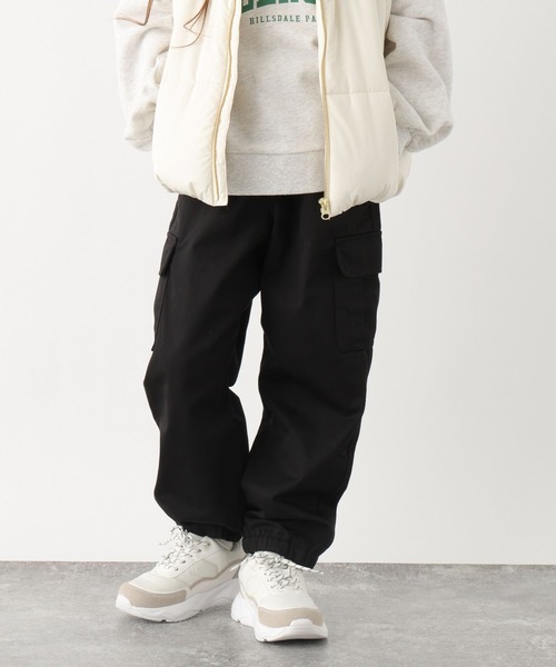 GLOBAL WORK(グローバルワーク)の「起毛カーゴジョグパンツ/キッズ/95-165cm展開/984970(カーゴパンツ・キッズ・ブラック/カーキ・130cm/140cm/110cm/150cm/160cm/100cm/120cm)」の16枚目の写真