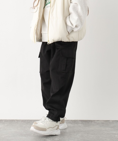 GLOBAL WORK(グローバルワーク)の「起毛カーゴジョグパンツ/キッズ/95-165cm展開/984970(カーゴパンツ・キッズ・ブラック/カーキ・130cm/140cm/110cm/150cm/160cm/100cm/120cm)」の17枚目の写真
