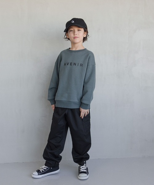 GLOBAL WORK(グローバルワーク)の「起毛カーゴジョグパンツ/キッズ/95-165cm展開/984970(カーゴパンツ・キッズ・ブラック/カーキ・130cm/140cm/110cm/150cm/160cm/100cm/120cm)」の3枚目の写真