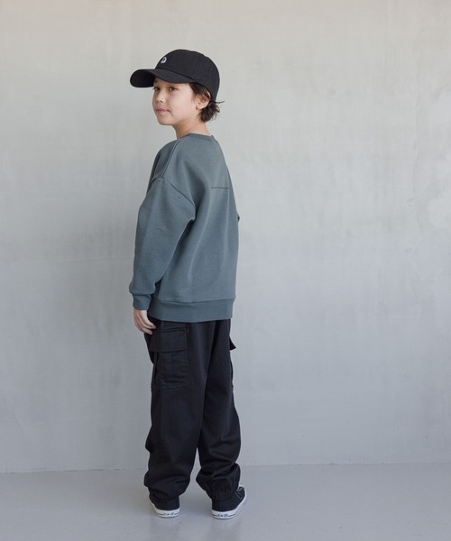 GLOBAL WORK(グローバルワーク)の「起毛カーゴジョグパンツ/キッズ/95-165cm展開/984970(カーゴパンツ・キッズ・ブラック/カーキ・130cm/140cm/110cm/150cm/160cm/100cm/120cm)」の6枚目の写真