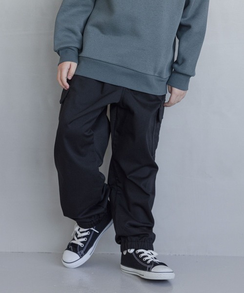 GLOBAL WORK(グローバルワーク)の「起毛カーゴジョグパンツ/キッズ/95-165cm展開/984970(カーゴパンツ・キッズ・ブラック/カーキ・130cm/140cm/110cm/150cm/160cm/100cm/120cm)」の8枚目の写真