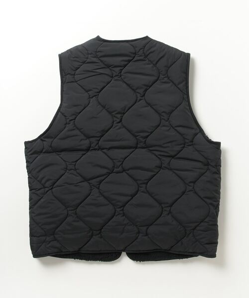 8(eight)(エイト)の「ファーフリースリバーシブルベスト(ダウンベスト・メンズ・ブラック/オリーブ/チャコールグレー/ライトグレー・X-LARGE/MEDIUM/LARGE)」の5枚目の写真