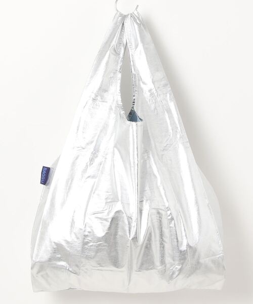 DouDou(ドゥドゥ)の「【BAGGU/バグゥ】23HO STANDARD BAGGU メタリック(エコバッグ/サブバッグ・レディース・ゴールド/シルバー/ライム・FREE)」の4枚目の写真
