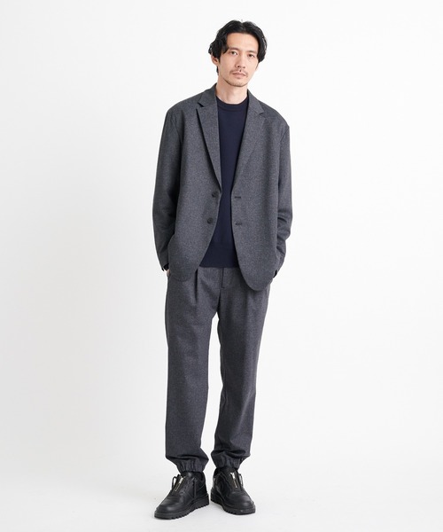THE TOKYO(ザトウキョウ)の「【THE TOKYO/ザトウキョウ】CARREMAN Tweedy Jersey Easy Pants/キャリーマンツィーディージャージーイージーパンツ(その他パンツ・メンズ・グレー・48/46/44)」の7枚目の写真