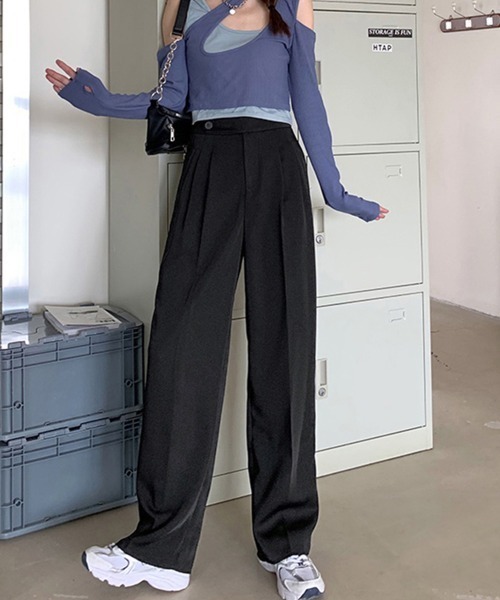 NORDISK■レディース セミワイド パンツ■送料込 レディーススーツ】セットアップ対応セミワイドパンツ（上下別売