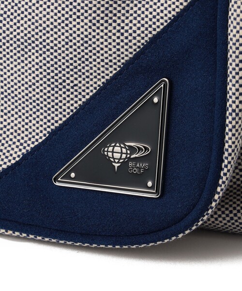 BEAMS GOLF ネイビー トートバッグ BEAMS GOLF ロゴ カートバッグ ビームスゴルフ トートバッグ