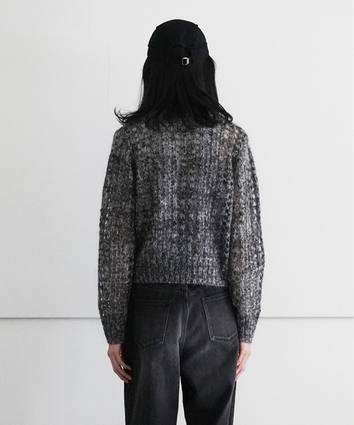 GANNI（ガニー）の「GANNI Mohair Lace Polo（ニット/セーター・レディース・ブラック・SMALL/MEDIUM/X-SMALL）」の14枚目の写真