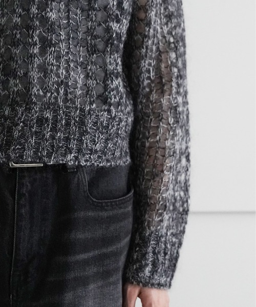 GANNI（ガニー）の「GANNI Mohair Lace Polo（ニット/セーター・レディース・ブラック・SMALL/MEDIUM/X-SMALL）」の16枚目の写真