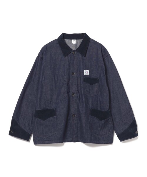 BEAMS PLUS(ビームスプラス)の「POST OVERALLS × BEAMS PLUS / 別注 Tex Mex Ranch Jacket(ブルゾン・メンズ・インディゴブルー・M/L/S)」の3枚目の写真