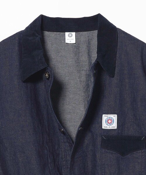BEAMS PLUS(ビームスプラス)の「POST OVERALLS × BEAMS PLUS / 別注 Tex Mex Ranch Jacket(ブルゾン・メンズ・インディゴブルー・M/L/S)」の4枚目の写真
