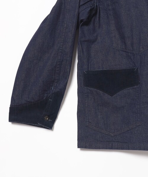 BEAMS PLUS(ビームスプラス)の「POST OVERALLS × BEAMS PLUS / 別注 Tex Mex Ranch Jacket(ブルゾン・メンズ・インディゴブルー・M/L/S)」の5枚目の写真