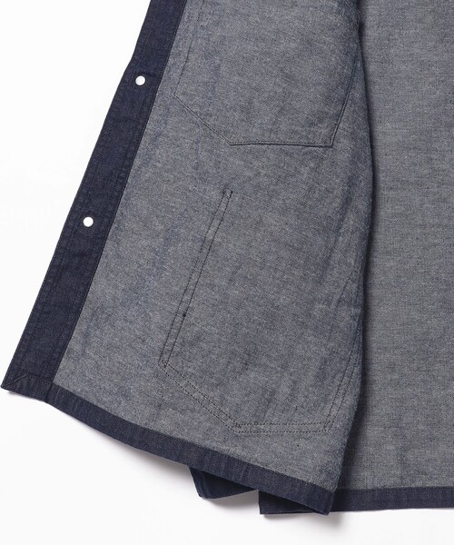 BEAMS PLUS(ビームスプラス)の「POST OVERALLS × BEAMS PLUS / 別注 Tex Mex Ranch Jacket(ブルゾン・メンズ・インディゴブルー・M/L/S)」の6枚目の写真