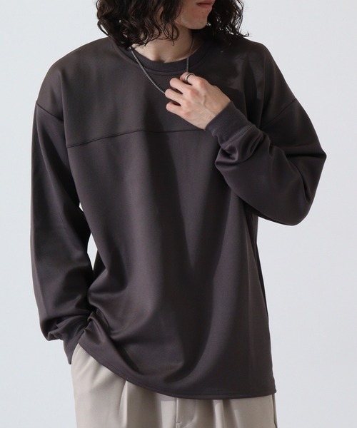 FUNALIVE(ファンアライブ)の「WALK&WIND フットボールTシャツ(Tシャツ/カットソー・メンズ・ベージュ/ブラック/ブラウン/パープル/ブルー/ホワイト・M/L/LL)」の3枚目の写真