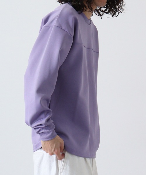 FUNALIVE(ファンアライブ)の「WALK&WIND フットボールTシャツ(Tシャツ/カットソー・メンズ・ベージュ/ブラック/ブラウン/パープル/ブルー/ホワイト・M/L/LL)」の9枚目の写真