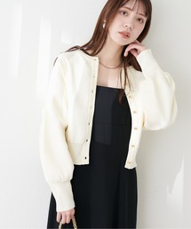 WEB限定 / お家で洗えるころん釦カーデ