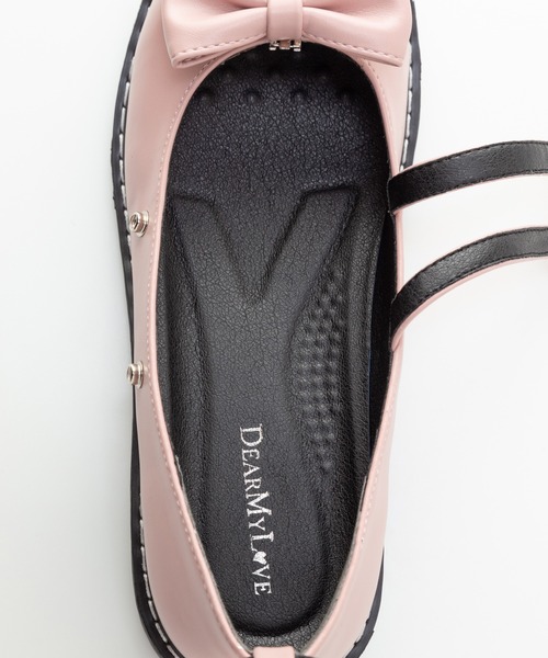 DearMyLove（ディアマイラブ）の「クロスベルトリボンローヒール姫パンプス（パンプス・レディース・ホワイト/ブラック系その他/ベビーピンク/レッド/ブラック・23cm/24.5cm/25cm/25.5cm/23.5cm/24cm/22.5cm/26cm/26.5cm/22.5㎝）」の14枚目の写真