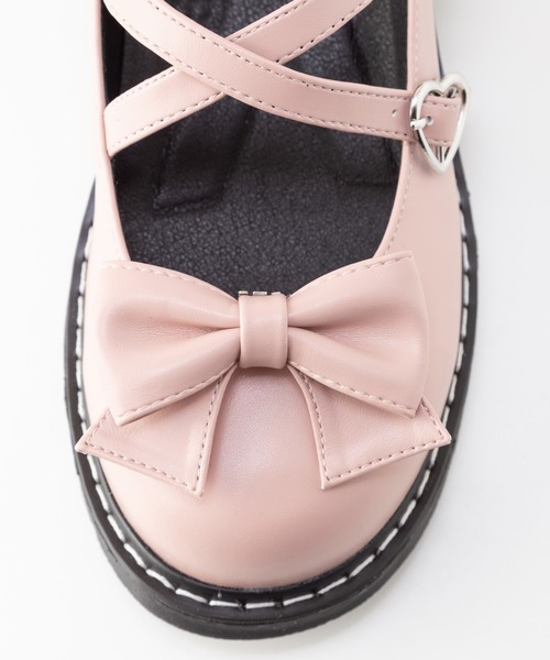 クロスベルトリボンローヒール姫パンプス（パンプス）｜DearMyLove