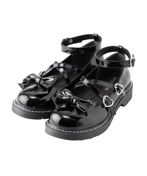 クロスベルトリボンローヒール姫パンプス（パンプス）｜DearMyLove