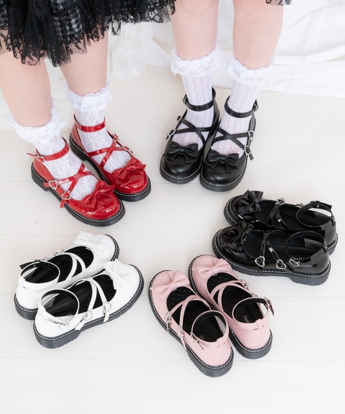 DearMyLove 靴　パンプス クロスベルトリボン姫パンプス レディース クロスベルトリボン姫パンプス – レディースファッション通販の