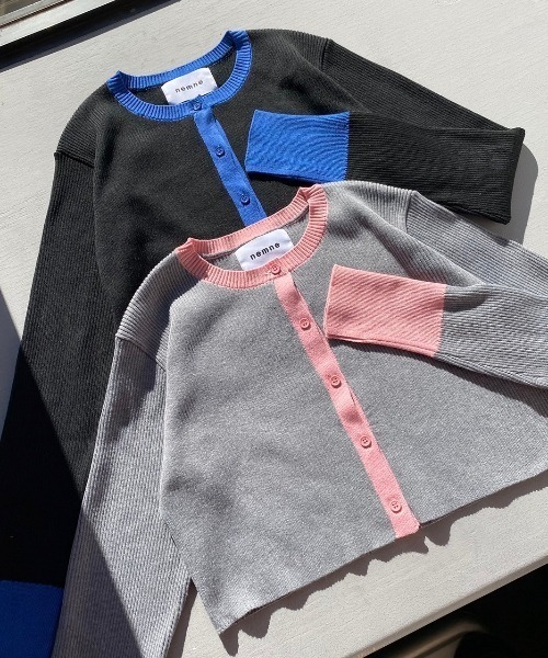 nemne store(ネンネストア)の「配色コンパクトカーディガン(カーディガン/ボレロ・レディース・グレー/ブラック・フリー)」の17枚目の写真