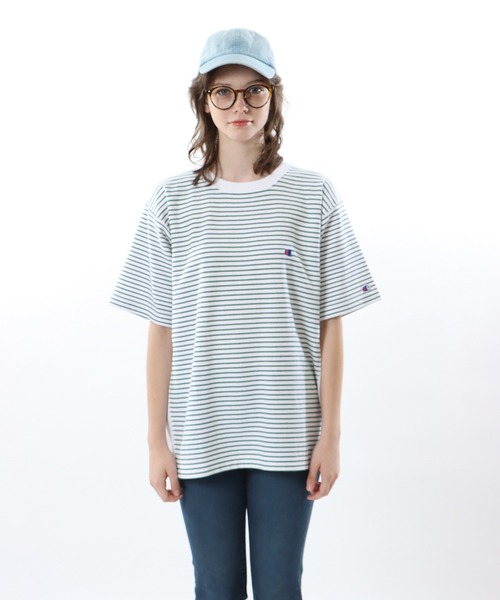 Champion(チャンピオン)の「【Champion/チャンピオン】メンズ リバースウィーブ(R) ショートスリーブTシャツ(Tシャツ/カットソー・メンズ・グレー/ホワイト/オートミール・X-LARGE/LARGE/MEDIUM/SMALL)」の4枚目の写真
