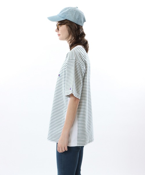 Champion(チャンピオン)の「【Champion/チャンピオン】メンズ リバースウィーブ(R) ショートスリーブTシャツ(Tシャツ/カットソー・メンズ・グレー/ホワイト/オートミール・X-LARGE/LARGE/MEDIUM/SMALL)」の5枚目の写真