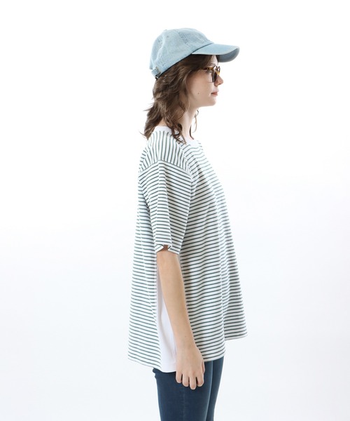 Champion(チャンピオン)の「【Champion/チャンピオン】メンズ リバースウィーブ(R) ショートスリーブTシャツ(Tシャツ/カットソー・メンズ・グレー/ホワイト/オートミール・X-LARGE/LARGE/MEDIUM/SMALL)」の7枚目の写真