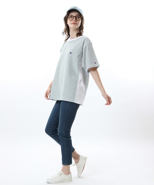 Champion(チャンピオン)の「【Champion/チャンピオン】メンズ リバースウィーブ(R) ショートスリーブTシャツ(Tシャツ/カットソー・メンズ・グレー/ホワイト/オートミール・X-LARGE/LARGE/MEDIUM/SMALL)」の9枚目の写真