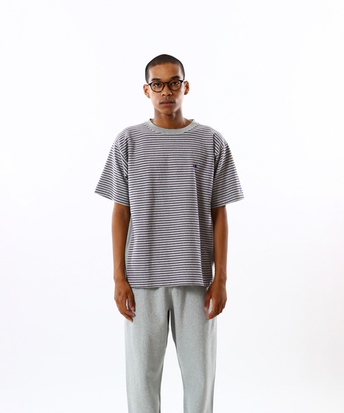 Champion(チャンピオン)の「【Champion/チャンピオン】メンズ リバースウィーブ(R) ショートスリーブTシャツ(Tシャツ/カットソー・メンズ・グレー/ホワイト/オートミール・X-LARGE/LARGE/MEDIUM/SMALL)」の15枚目の写真