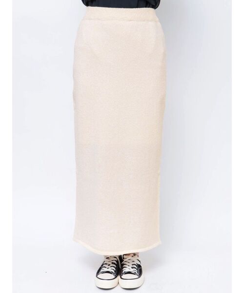 Ungrid(アングリッド)の「ミックスヤーンニットタイトスカート(スカート・レディース・オフホワイト/チャコールグレー/ブルー・FREE)」の18枚目の写真