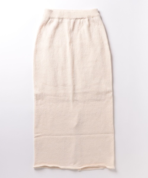 Ungrid(アングリッド)の「ミックスヤーンニットタイトスカート(スカート・レディース・オフホワイト/チャコールグレー/ブルー・FREE)」の6枚目の写真