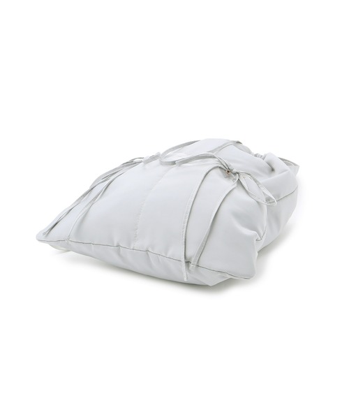 ROPE' PICNIC(ロペピクニック)の「A4対応・撥水加工/リボンドロストリングナップザック(バックパック/リュック・レディース・ライトグレー/ブラック・FREE)」の10枚目の写真