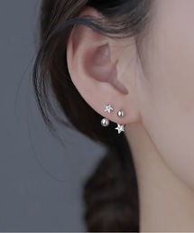 星デザインピアス【ねじり式】