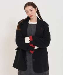 ハート刺繍入り テーラードジャケット TINA:JOJUN