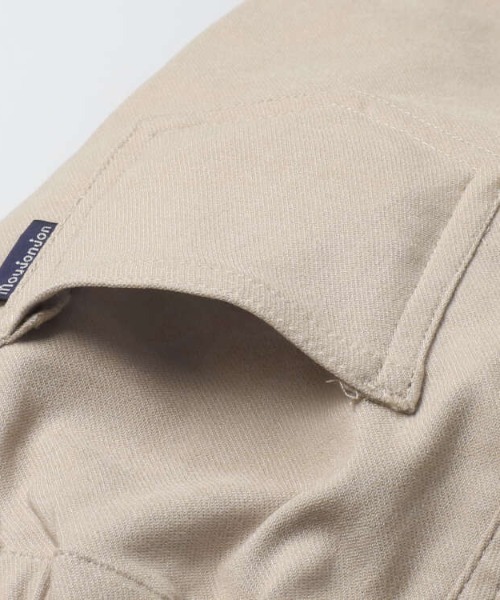 Moujonjon(ムージョンジョン)の「無地・ギンガムストレッチツイル7分丈パンツ(その他パンツ・キッズ・ブラック/ベージュ・90/100/110/120/130/140)」の5枚目の写真