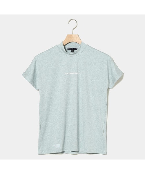 ROSASEN(ロサーセン)の「【Rosasen/GOLF】クールコア半袖モックネック(シャツ/ブラウス・レディース・ネイビー/グリーン/オフホワイト/サックスブルー・40)」の4枚目の写真