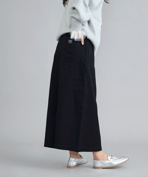PENNEYS（ぺニーズ）の「PENNEYS（ぺニーズ）別注カツラギナロースカート（スカート・レディース・ナチュラル/ネイビー・M/L）」の5枚目の写真